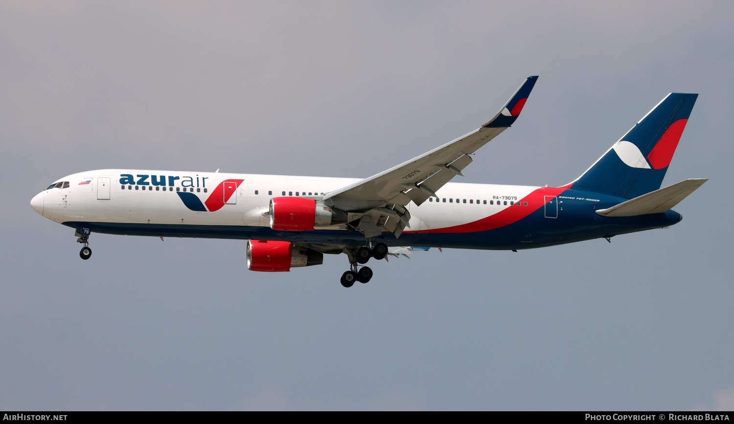 Aircraft Photo of RA-73079 | Boeing 767-3Y0/ER | Azur Air | AirHistory.net #643817