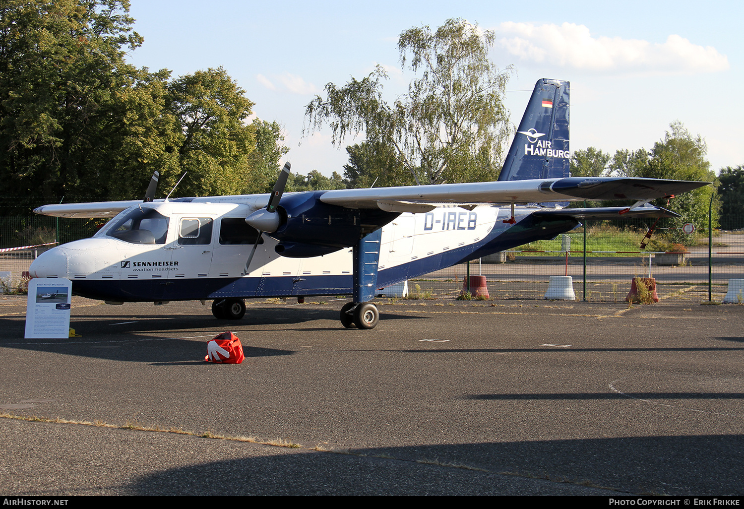 Aircraft Photo of D-IAEB | Britten-Norman BN-2A-8 Islander | Air Hamburg | AirHistory.net #643822