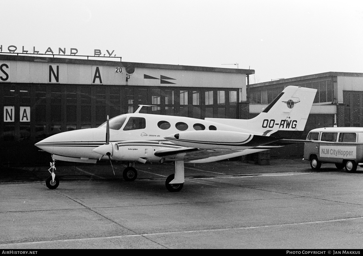 Aircraft Photo of OO-RWG | Cessna 401 | AirHistory.net #643843