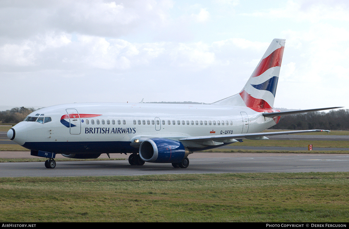 Aircraft Photo of G-GFFD | Boeing 737-59D | British Airways | AirHistory.net #643883