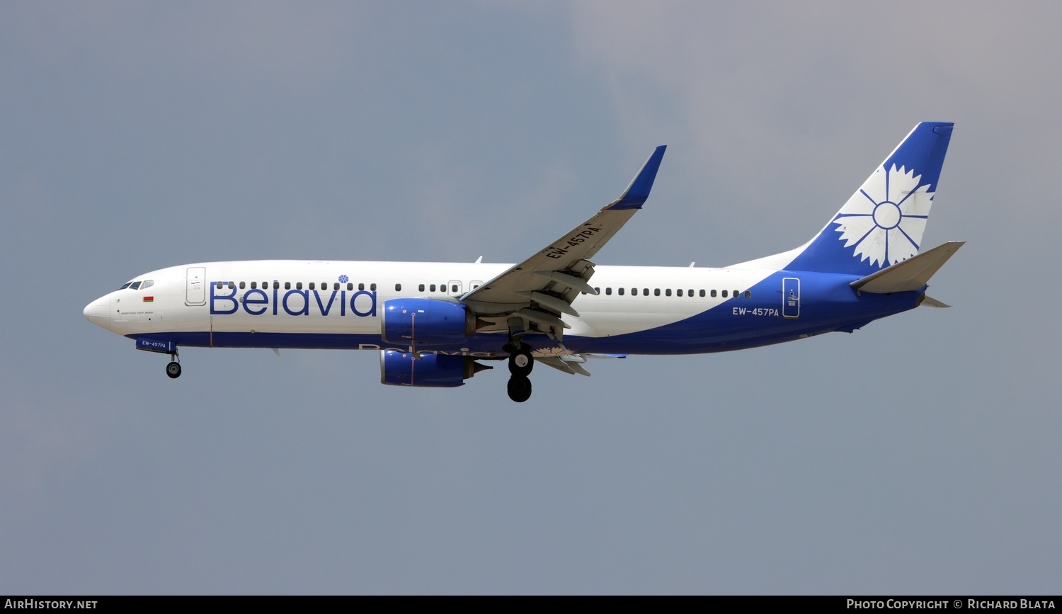 Aircraft Photo of EW-457PA | Boeing 737-800 | Belavia | AirHistory.net #643886