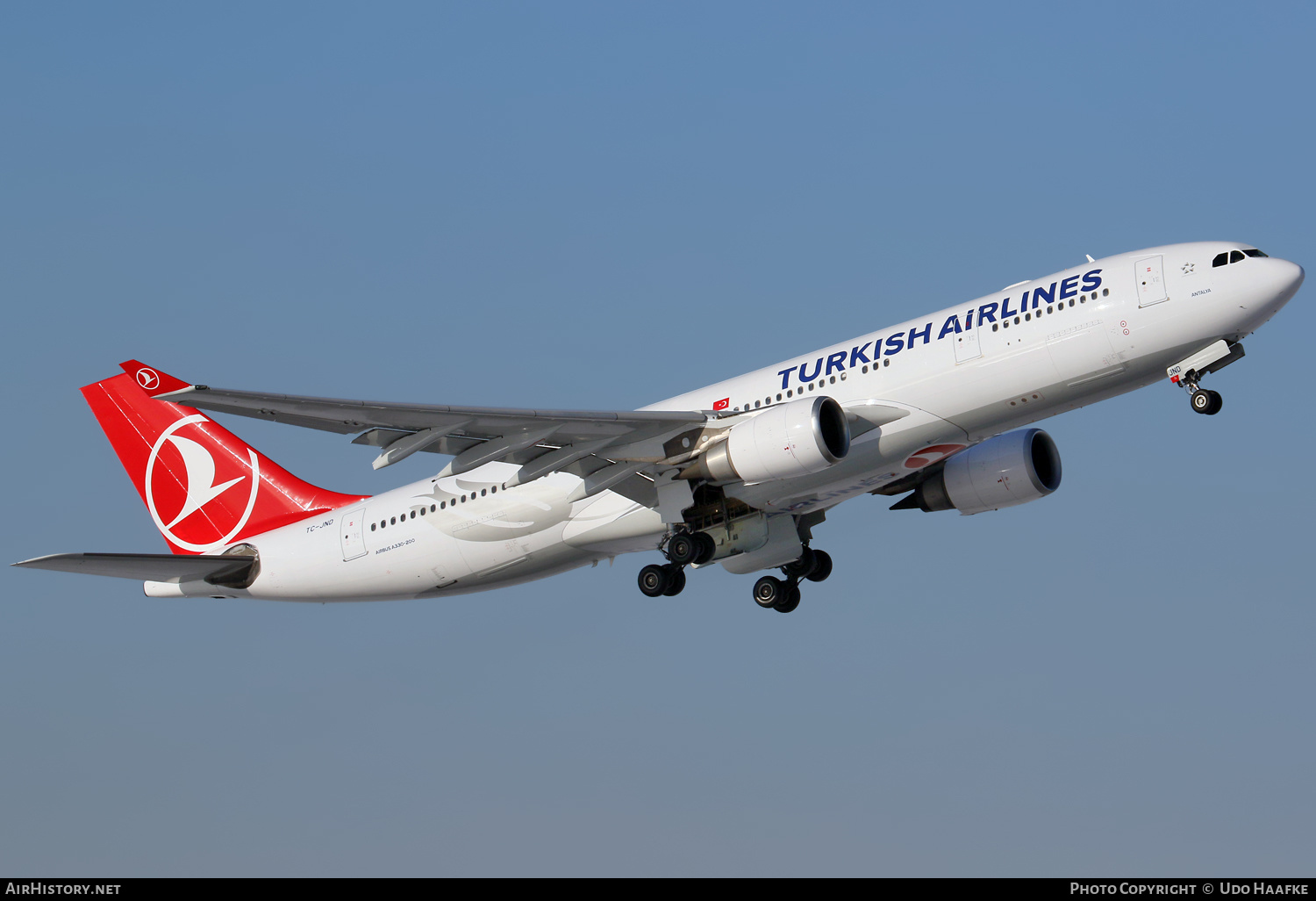Aircraft Photo of TC-JND | Airbus A330-203 | Turkish Airlines | AirHistory.net #643927