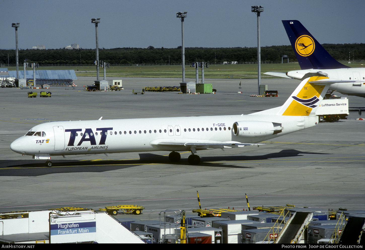 Aircraft Photo of F-GIOE | Fokker 100 (F28-0100) | TAT European Airlines | AirHistory.net #643952