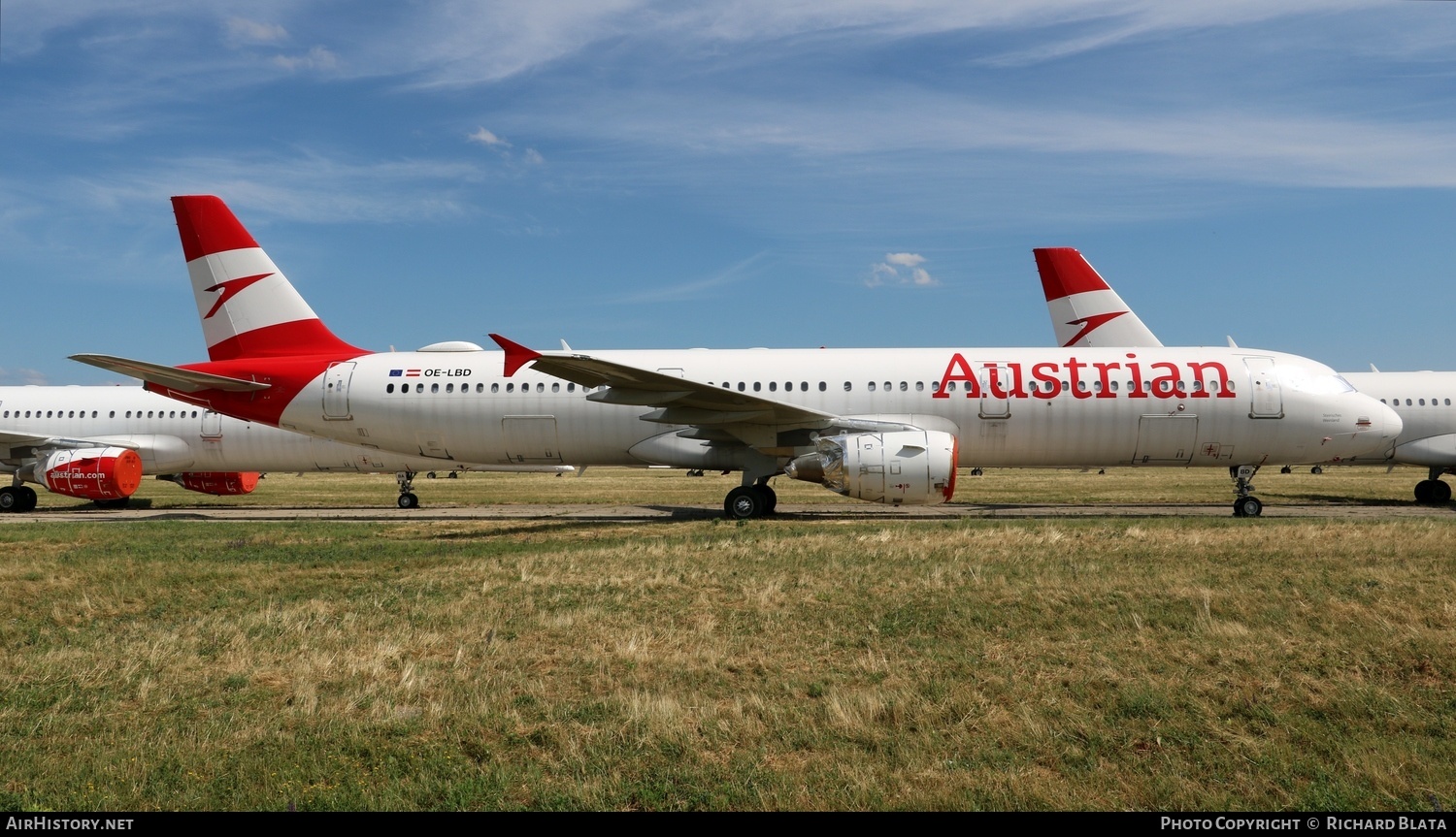 Aircraft Photo of OE-LBD | Airbus A321-211 | Austrian Airlines | AirHistory.net #643965