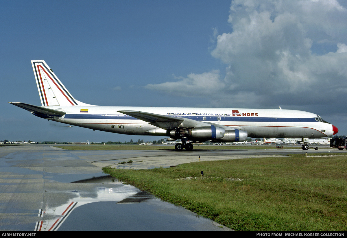 Aircraft Photo of HC-BEI | Douglas DC-8-33(F) | Andes Airlines | AirHistory.net #644027