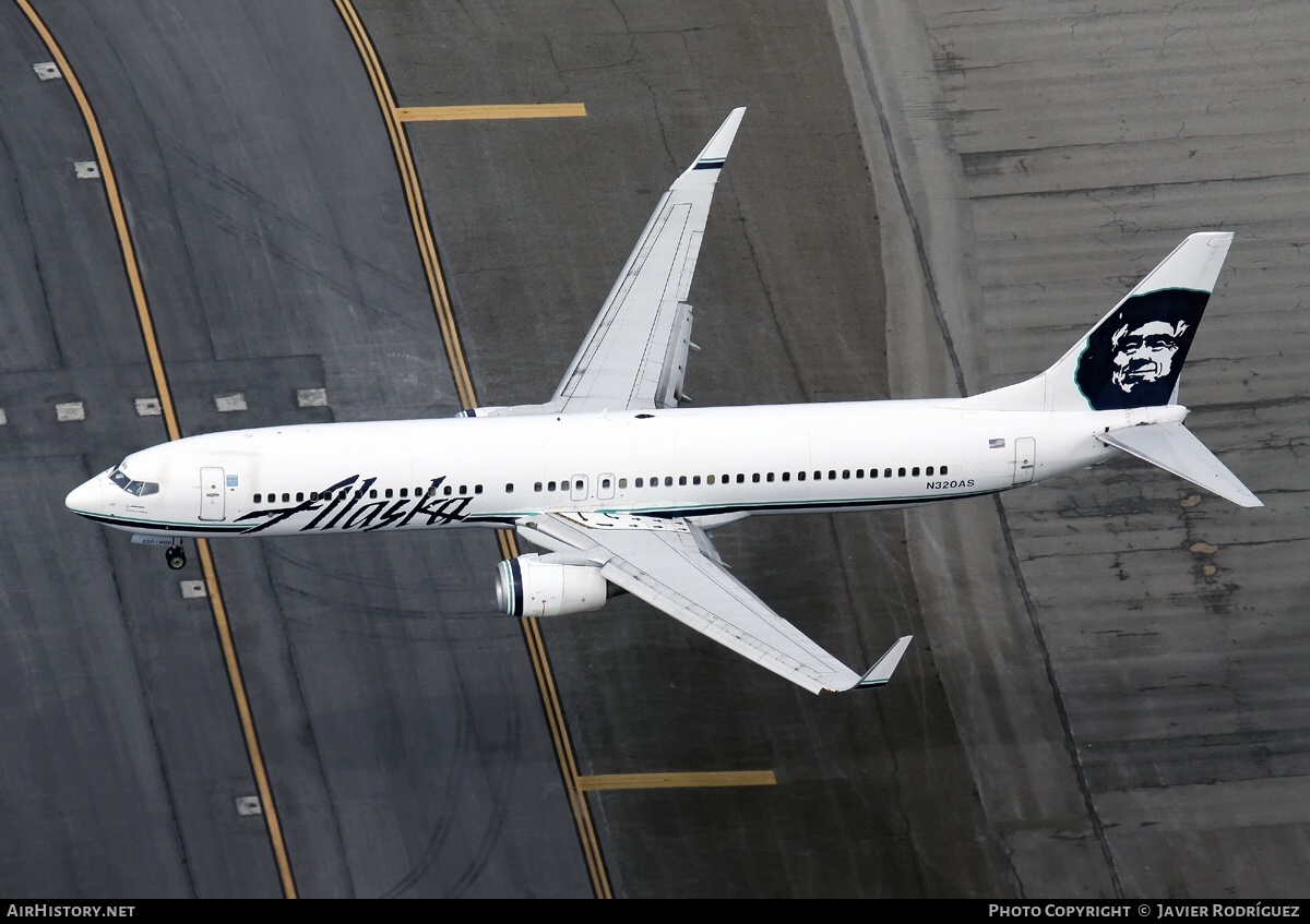 Aircraft Photo of N320AS | Boeing 737-990 | Alaska Airlines | AirHistory.net #644029