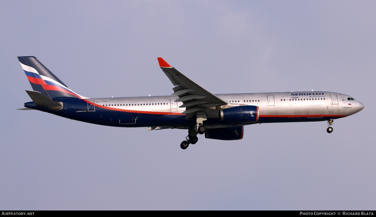Aircraft Photo of RA-73789 | Airbus A330-343 | Aeroflot - Russian Airlines | AirHistory.net #644046