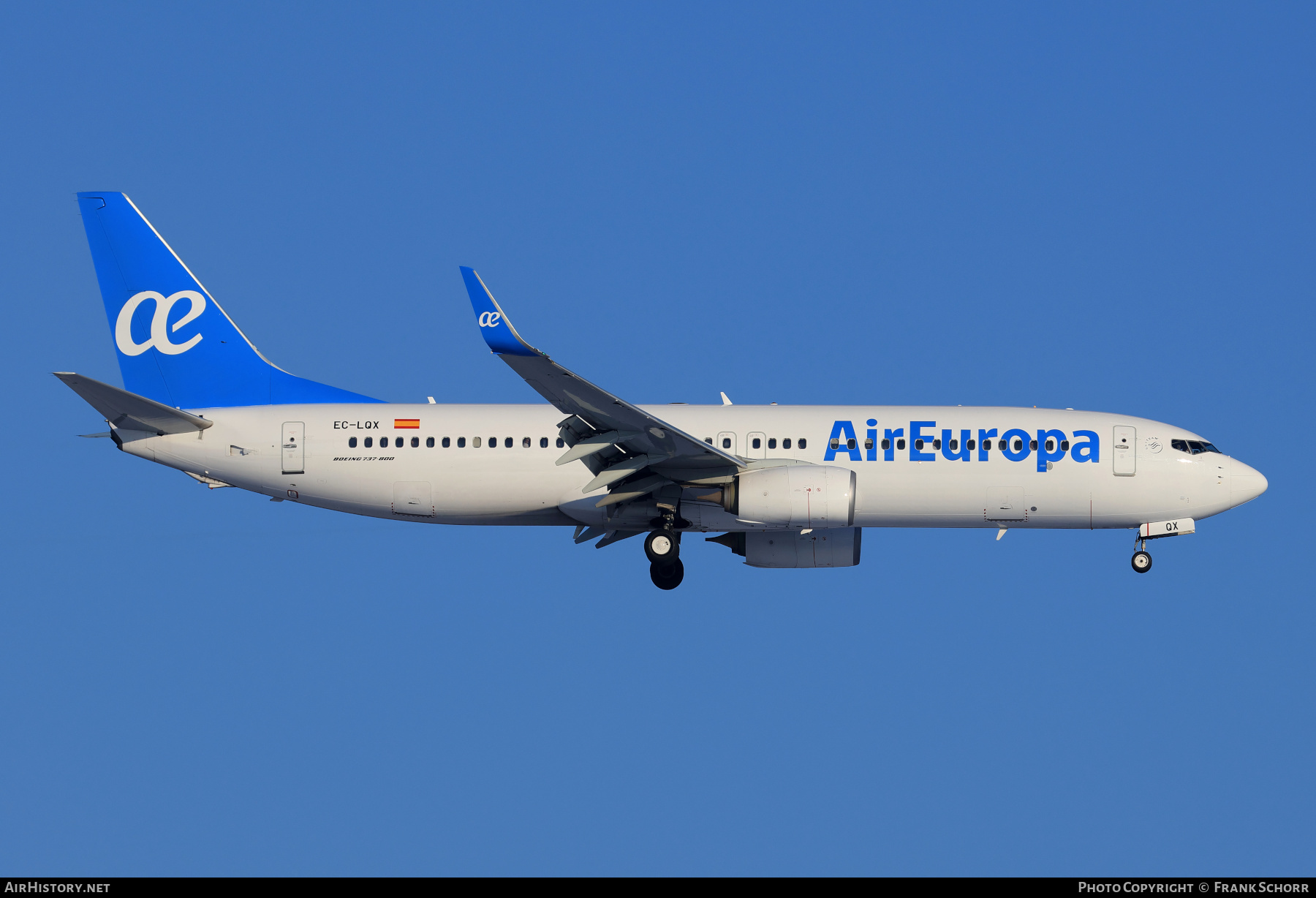 Aircraft Photo of EC-LQX | Boeing 737-85P | Air Europa | AirHistory.net #644054