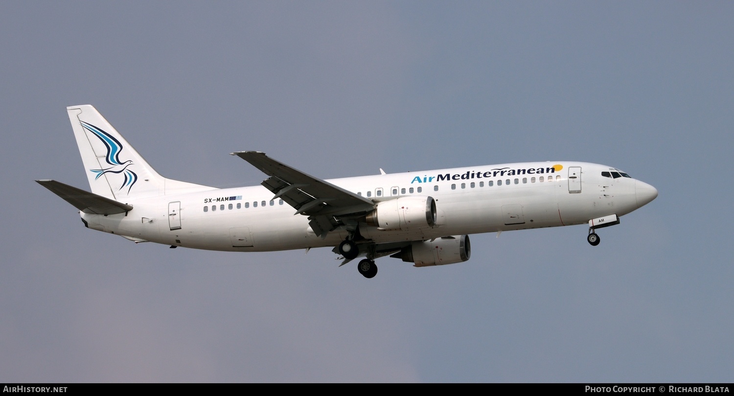 Aircraft Photo of SX-MAM | Boeing 737-446 | Air Mediterranean | AirHistory.net #644058
