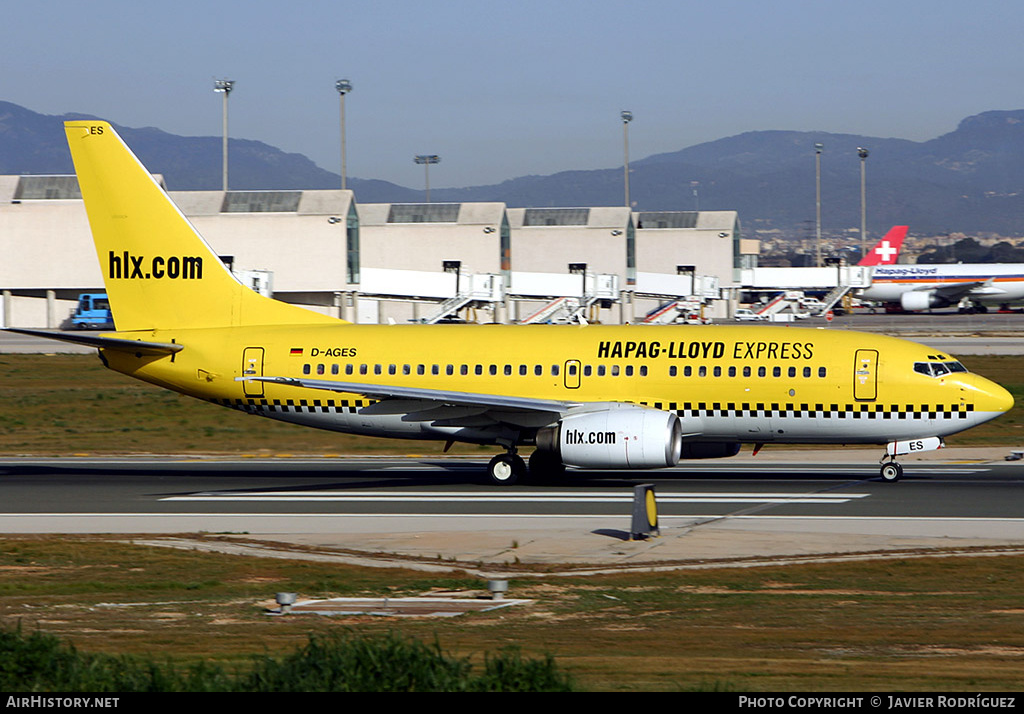 Aircraft Photo of D-AGES | Boeing 737-75B | Hapag-Lloyd Express | AirHistory.net #644060