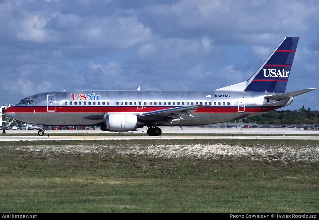 Aircraft Photo of N524AU | Boeing 737-3B7 | USAir | AirHistory.net #644061