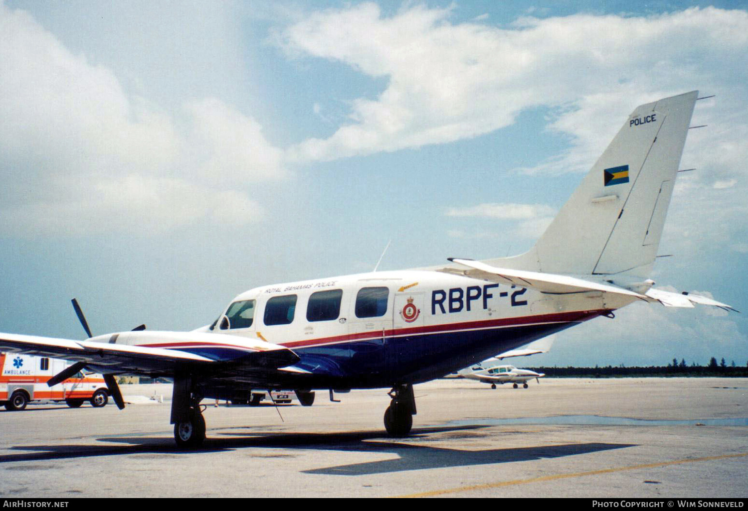 Aircraft Photo of RBPF-2 | Piper PA-31-... Navajo .../Colemill Panther Navajo | Bahamas - Police | AirHistory.net #644079