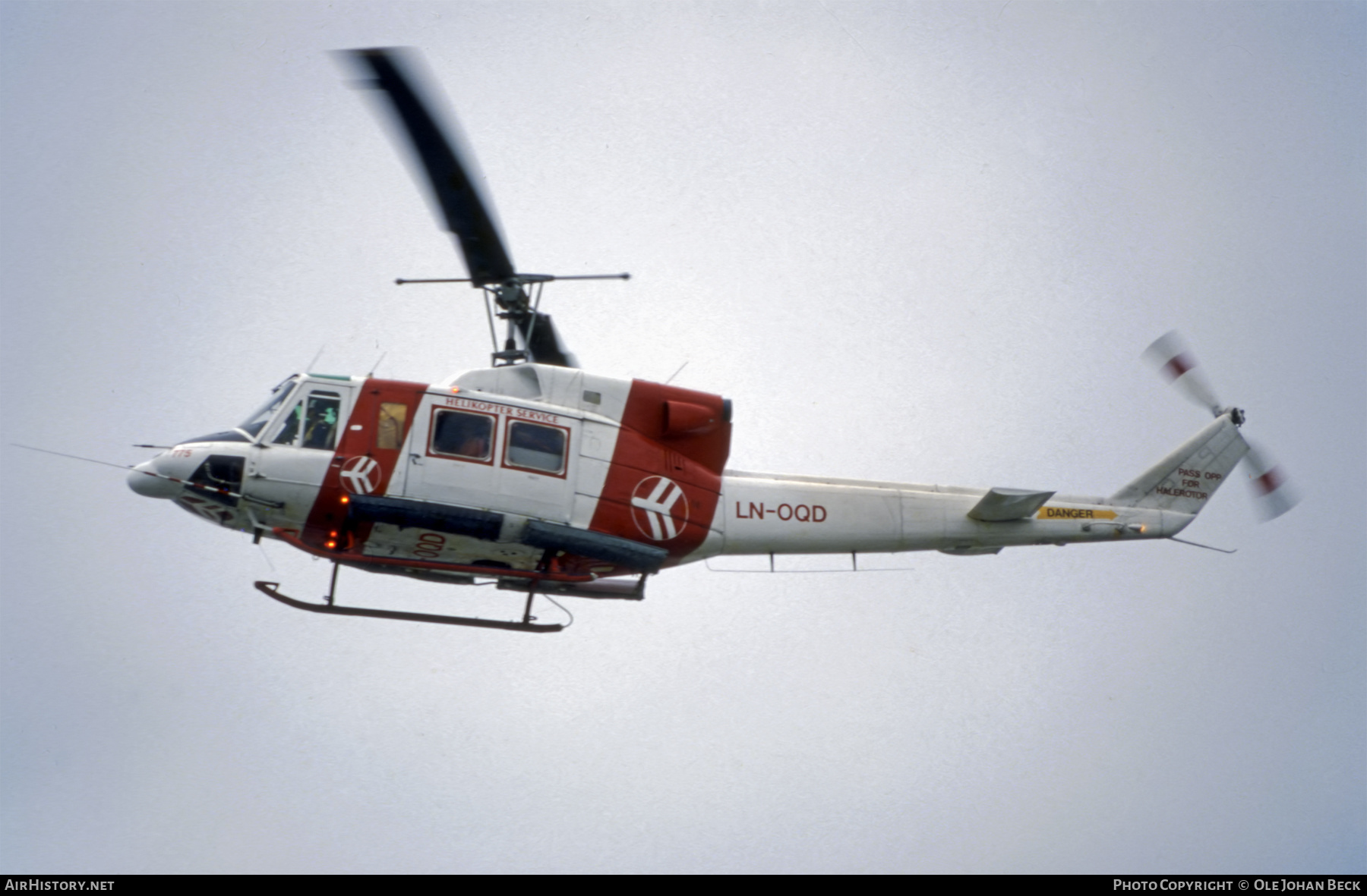 Aircraft Photo of LN-OQD | Bell 212 Eagle Single | Helikopter Service | AirHistory.net #644132