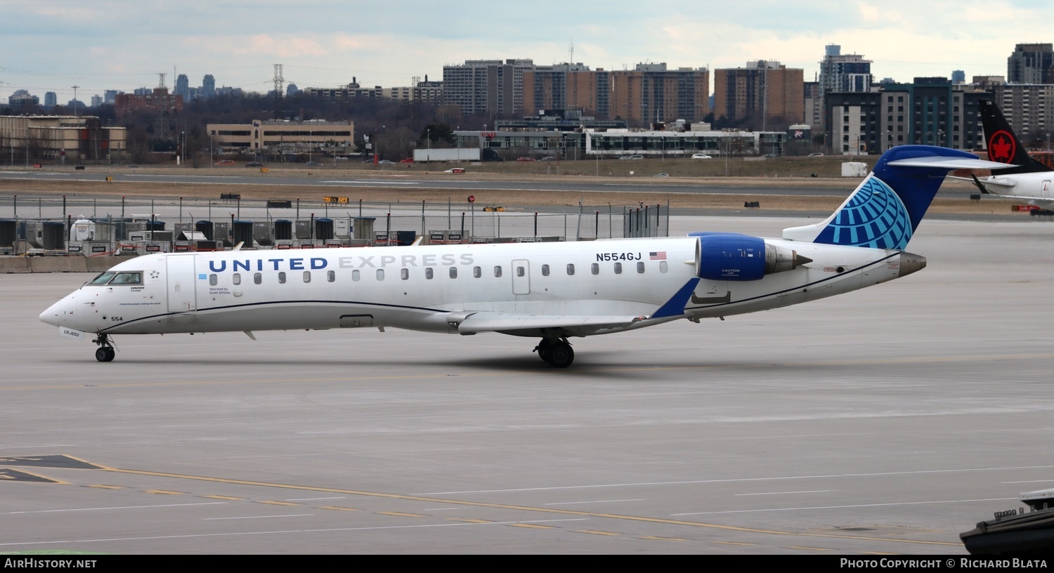 Aircraft Photo of N554GJ | Bombardier CRJ-702 (CL-600-2C10) | United Express | AirHistory.net #644140