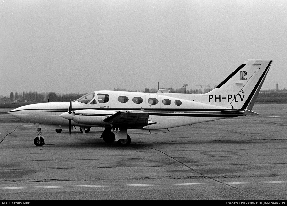 Aircraft Photo of PH-PLV | Cessna 414A Chancellor II | Machinefabriek Plevier | AirHistory.net #644151