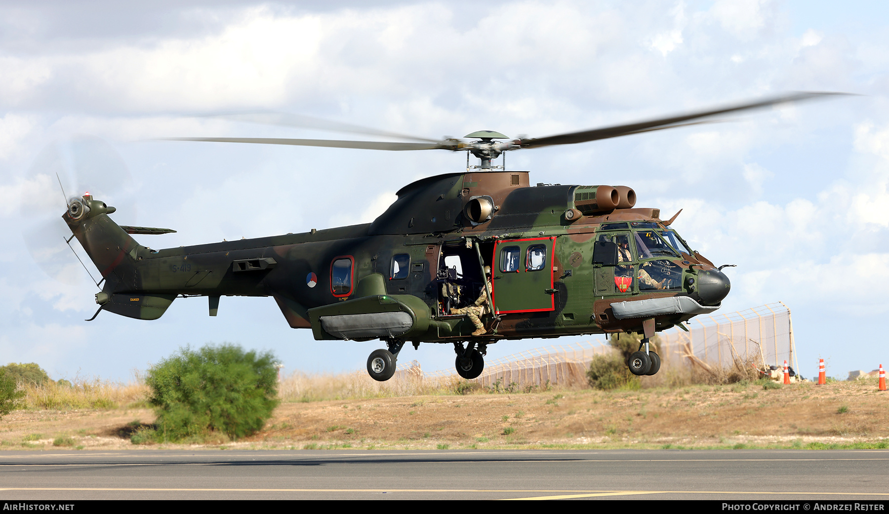 Aircraft Photo of S-419 | Eurocopter AS-532U2 Cougar Mk2 | Netherlands - Air Force | AirHistory.net #644183