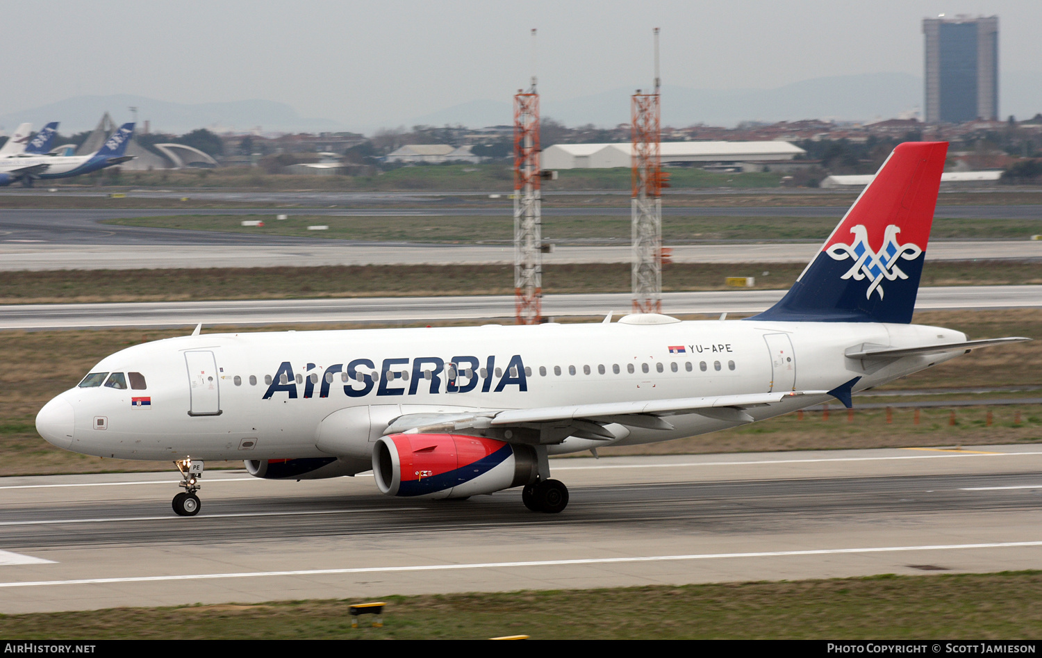 Aircraft Photo of YU-APE | Airbus A319-132 | Air Serbia | AirHistory.net #644203