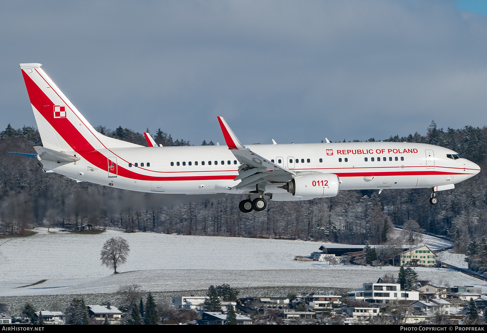 Aircraft Photo of 0112 | Boeing 737-800 | Poland - Air Force | AirHistory.net #644219