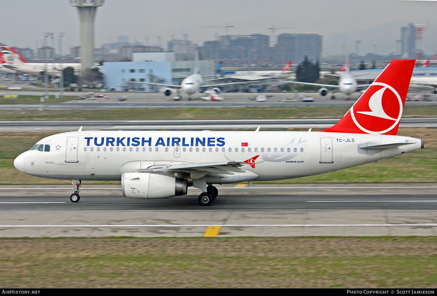 Aircraft Photo of TC-JLS | Airbus A319-132 | Turkish Airlines | AirHistory.net #644223