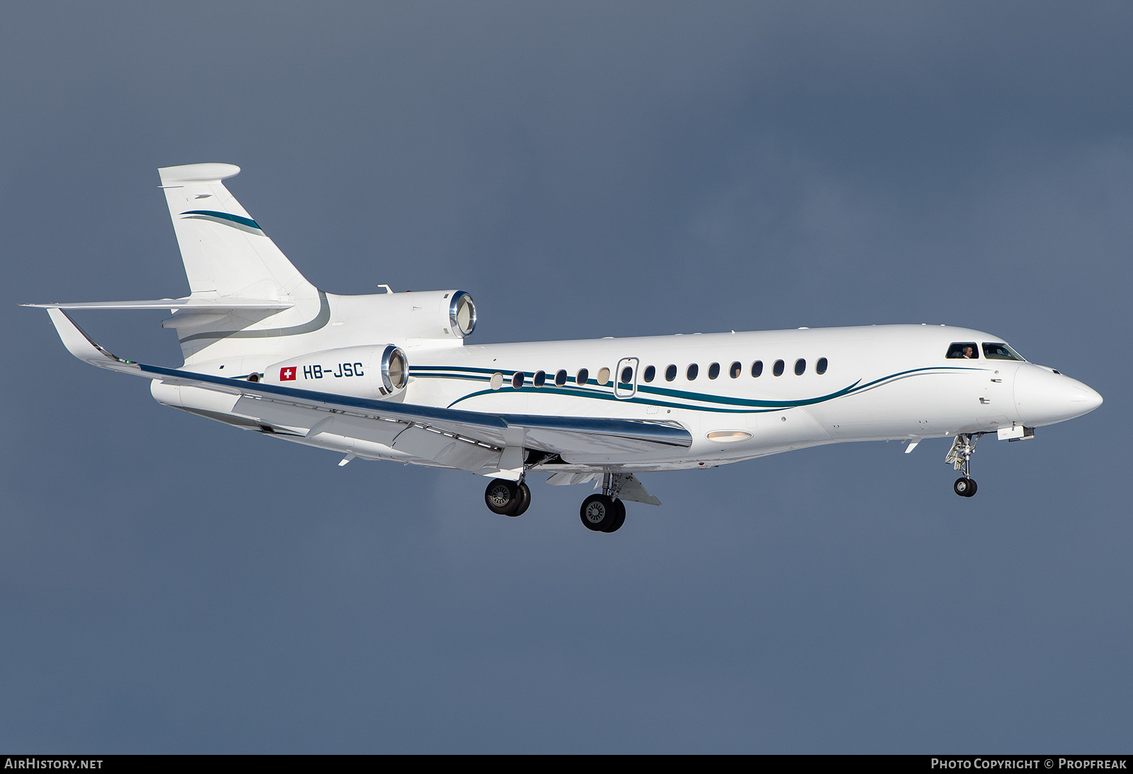 Aircraft Photo of HB-JSC | Dassault Falcon 8X | AirHistory.net #644226