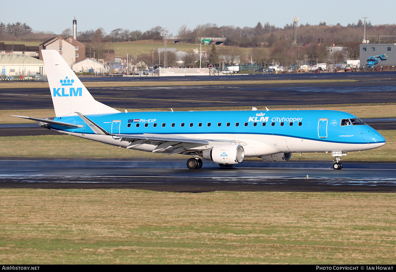 Aircraft Photo of PH-EXP | Embraer 175STD (ERJ-170-200STD) | KLM Cityhopper | AirHistory.net #644245