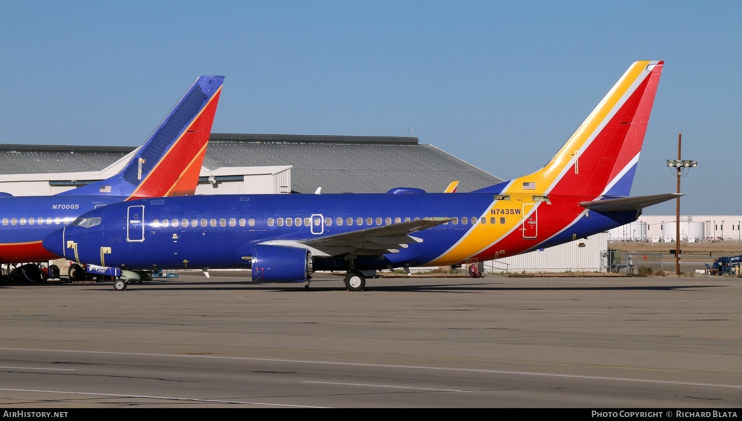 Aircraft Photo of N743SW | Boeing 737-7H4 | Southwest Airlines | AirHistory.net #644282