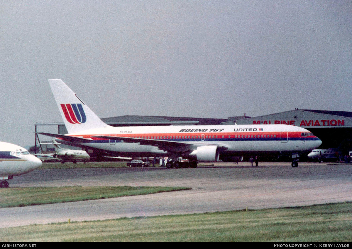 Aircraft Photo of N605UA | Boeing 767-222 | United Airlines | AirHistory.net #644285