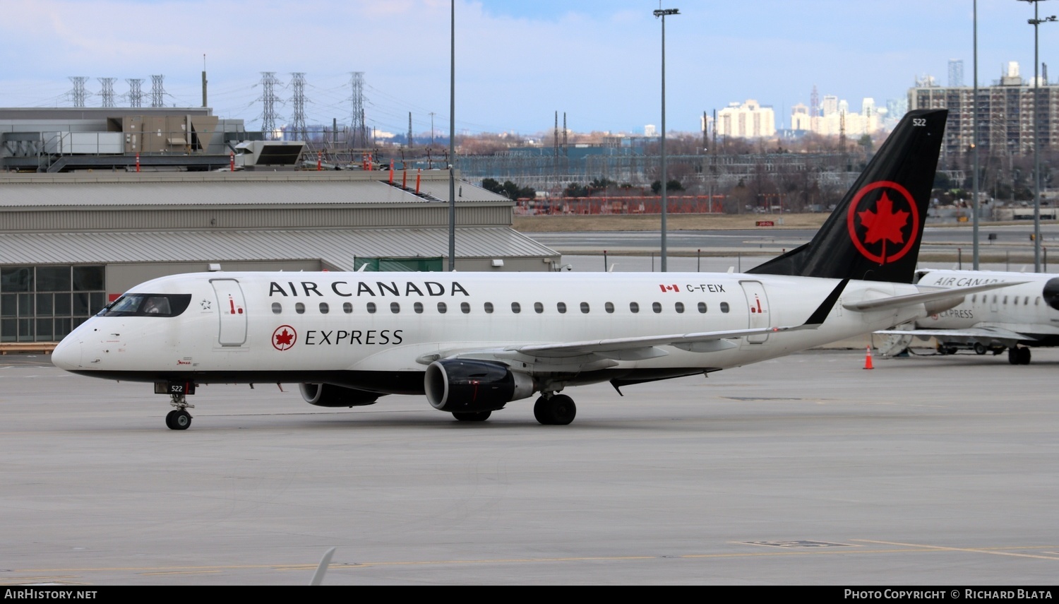 Aircraft Photo of C-FEIX | Embraer 175LR (ERJ-170-200LR) | Air Canada Express | AirHistory.net #644315