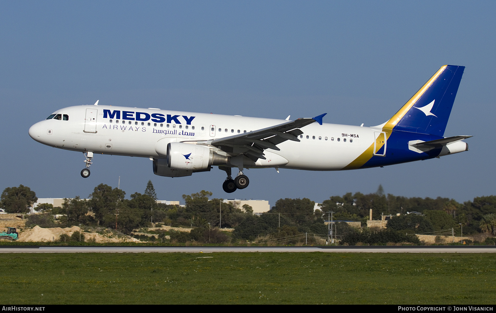 Aircraft Photo of 9H-MSA | Airbus A320-214 | MedSky Airways | AirHistory.net #644317