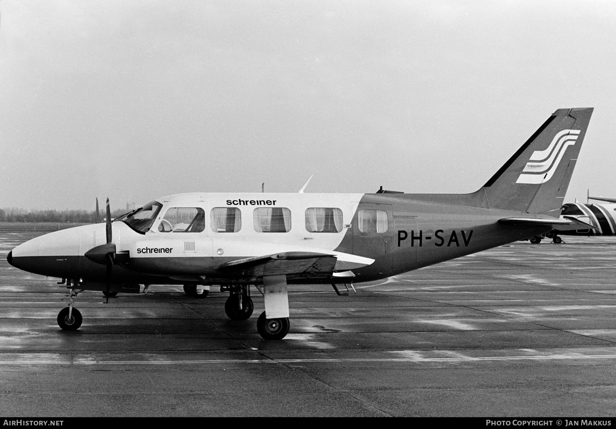 Aircraft Photo of PH-SAV | Piper PA-31-350 Navajo Chieftain | Schreiner Airways | AirHistory.net #644322