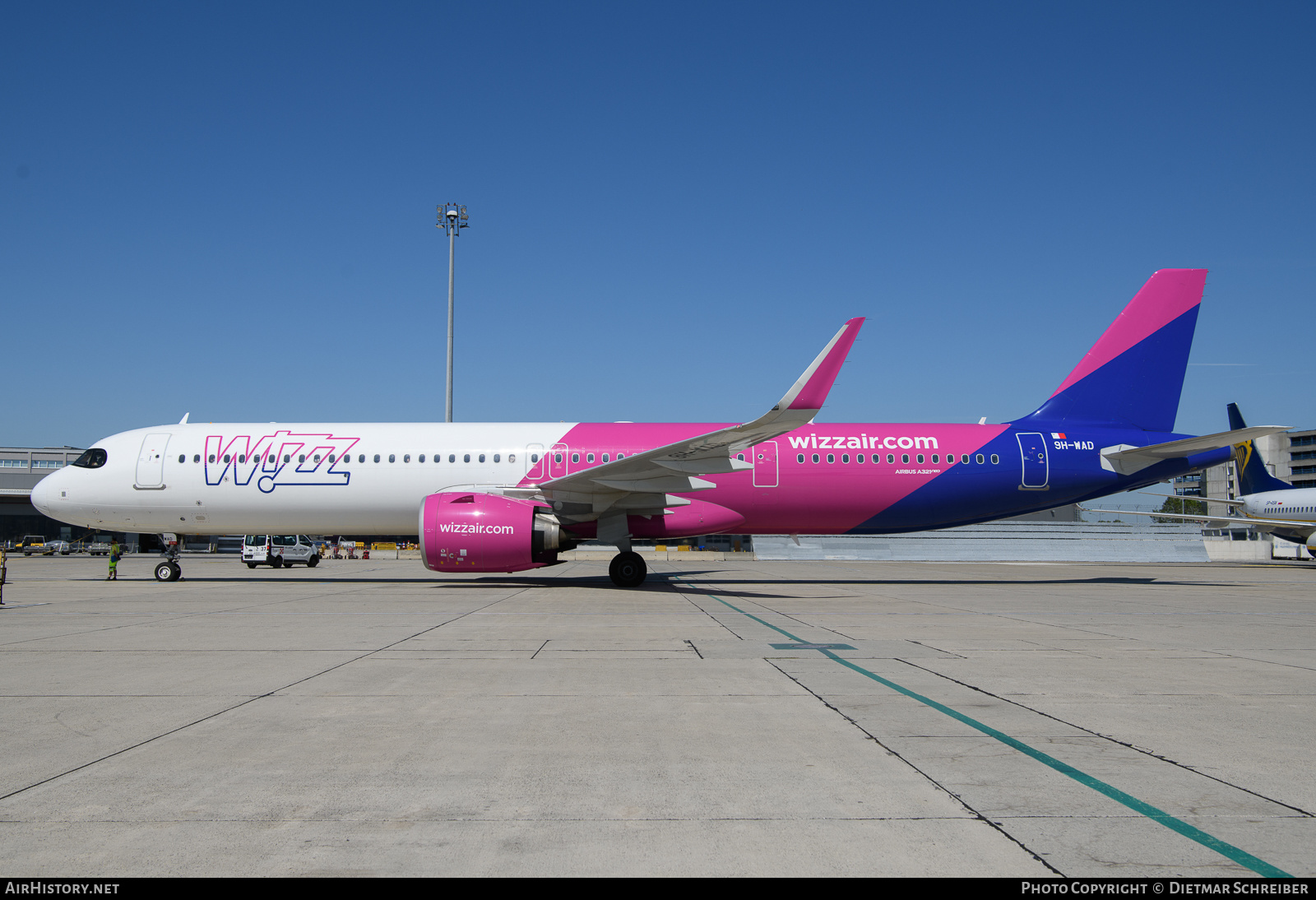 Aircraft Photo of 9H-WAD | Airbus A321-271NX | Wizz Air | AirHistory.net #644374