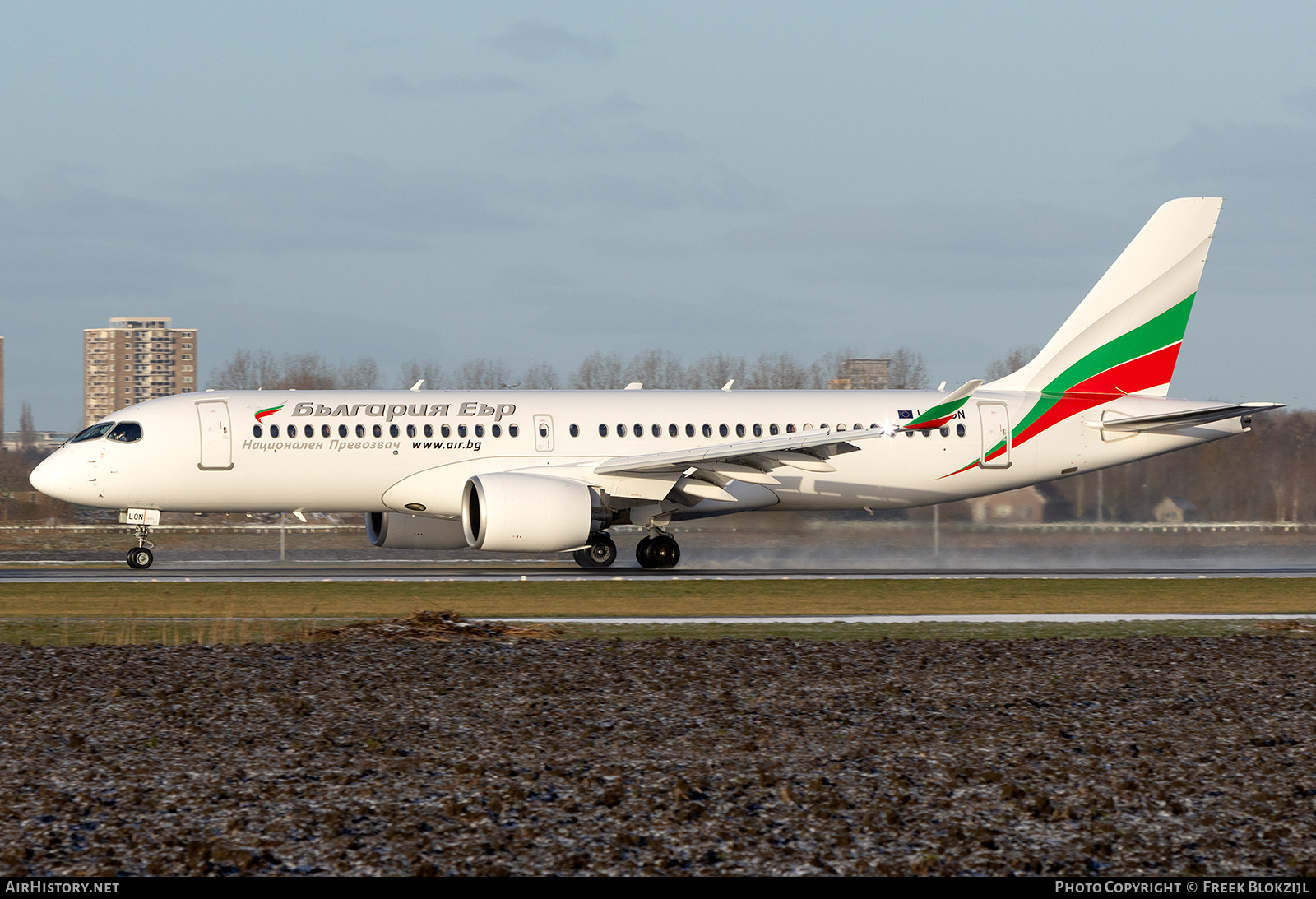 Aircraft Photo of LZ-LON | Airbus A220-371 (BD-500-1A11) | Bulgaria Air | AirHistory.net #644392