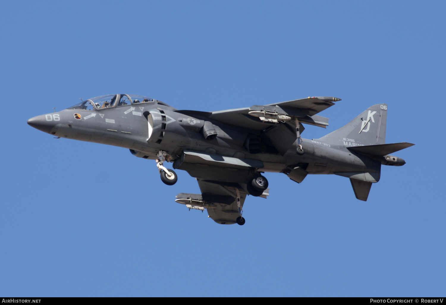 Aircraft Photo of 163196 | McDonnell Douglas TAV-8B Harrier II | USA - Marines | AirHistory.net #644402
