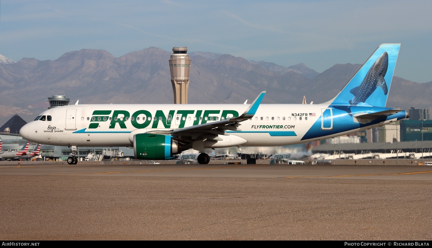 Aircraft Photo of N342FR | Airbus A320-251N | Frontier Airlines | AirHistory.net #644408