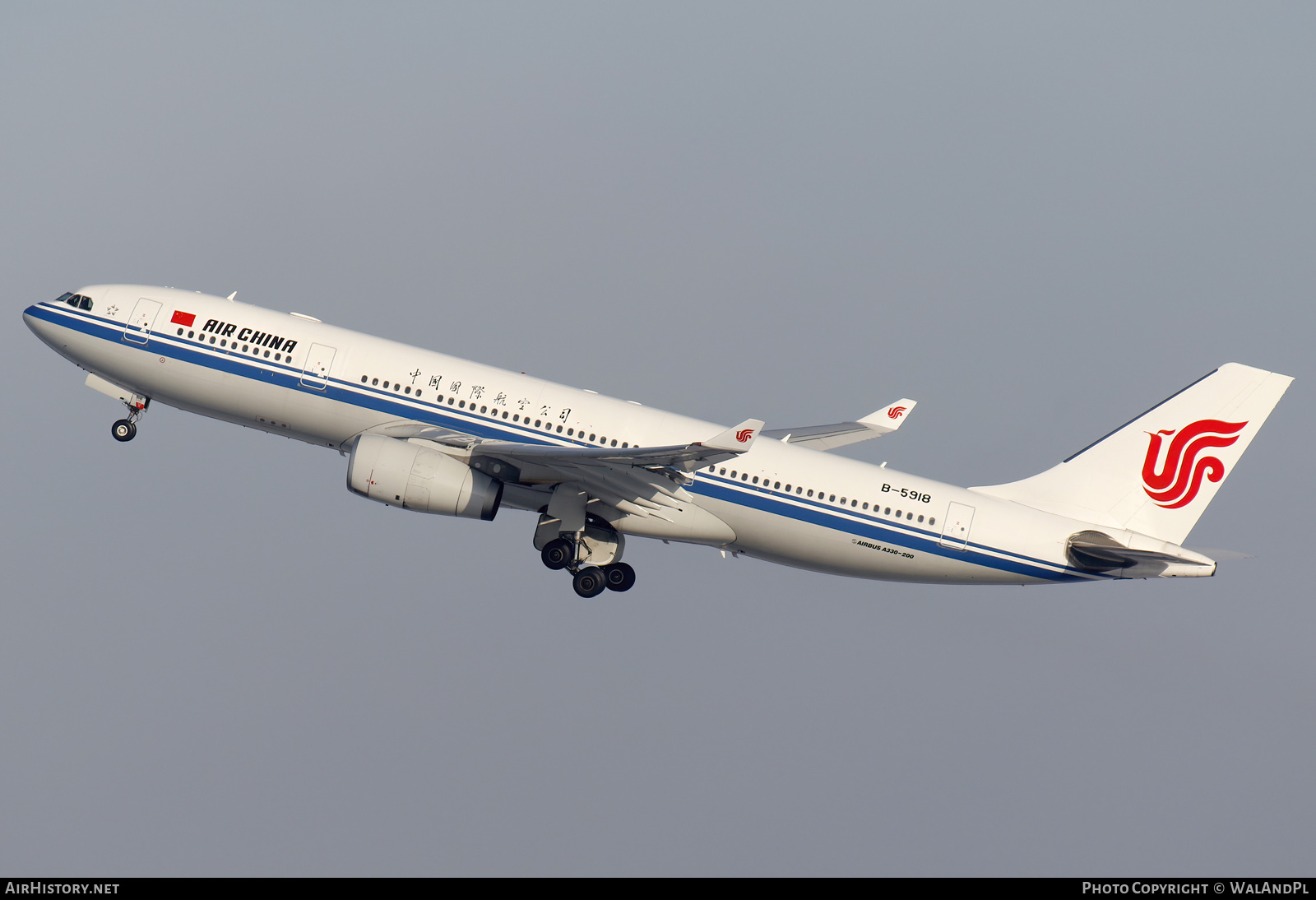 Aircraft Photo of B-5918 | Airbus A330-243 | Air China | AirHistory.net #644422