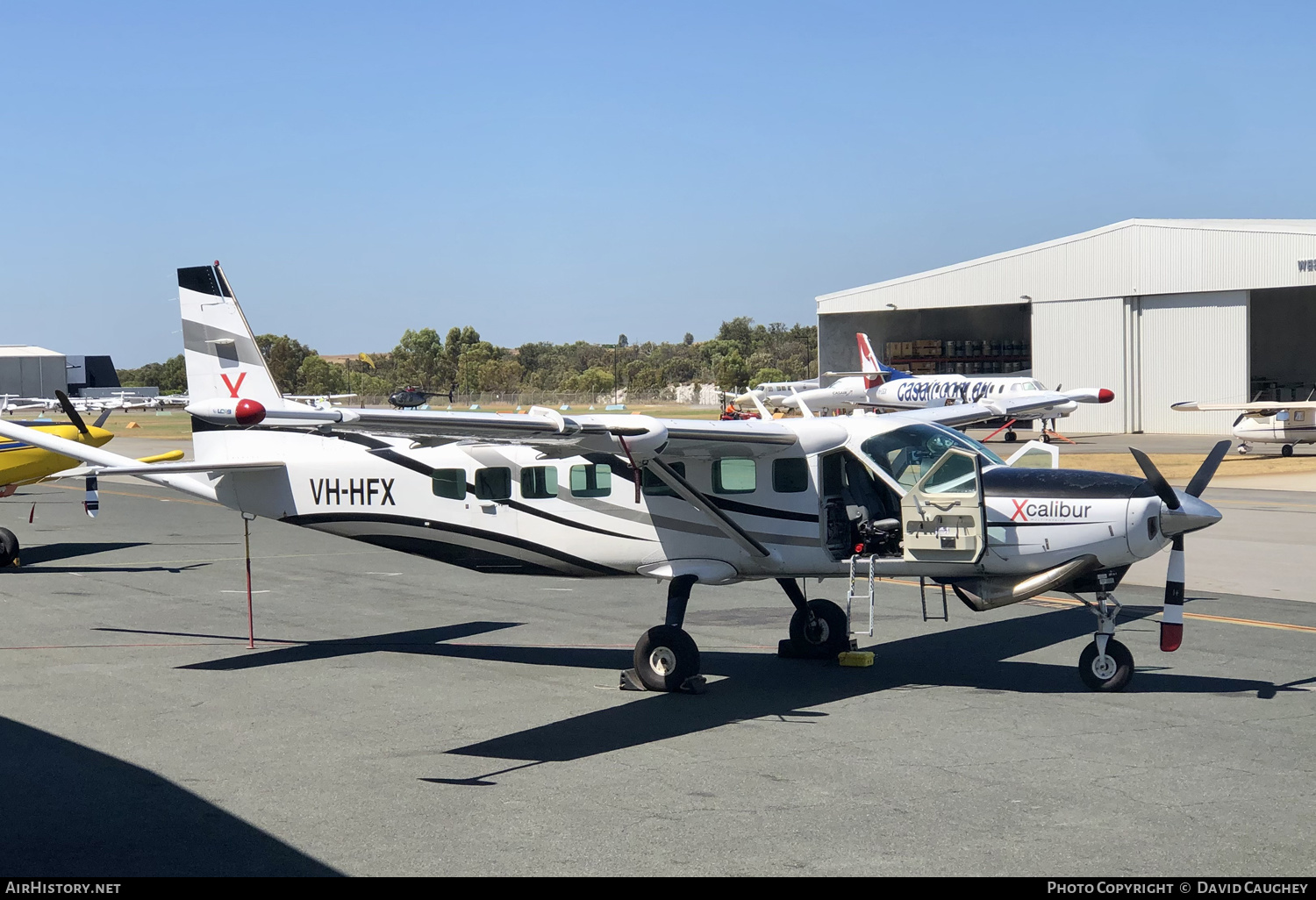 Aircraft Photo of VH-HFX | Cessna 208B Grand Caravan | Xcalibur Multiphysics | AirHistory.net #644453