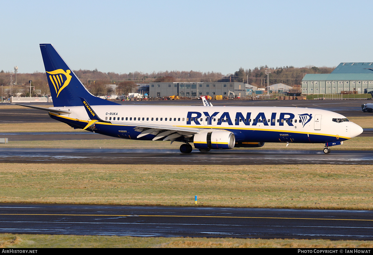Aircraft Photo of G-RUKA | Boeing 737-8AS | Ryanair | AirHistory.net #644463