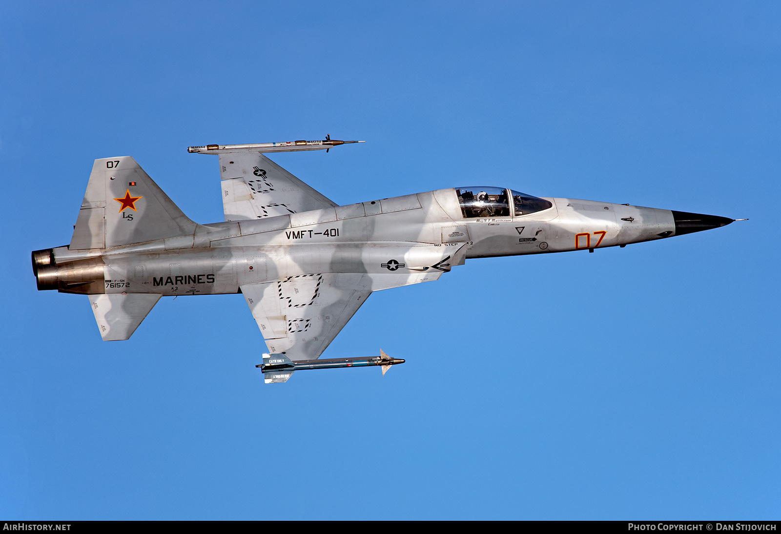 Aircraft Photo of 761572 | Northrop F-5N Tiger II | USA - Marines | AirHistory.net #644482