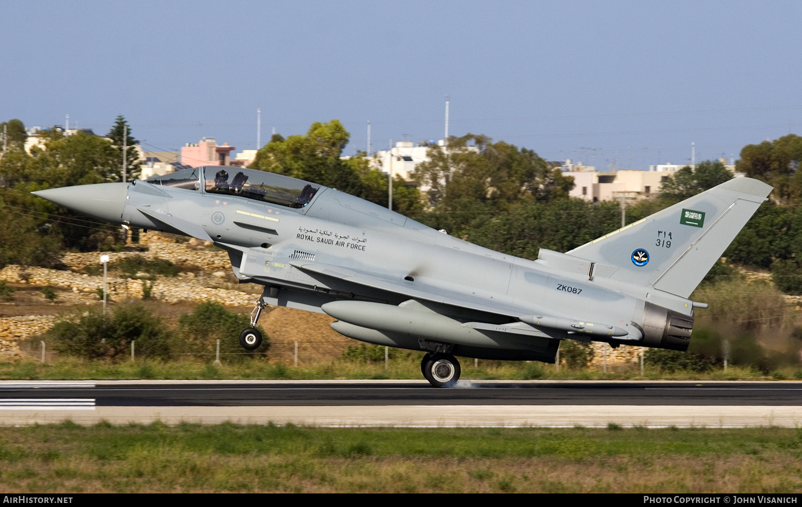 Aircraft Photo of 319 / ZK087 | Eurofighter EF-2000 Typhoon T53 | Saudi Arabia - Air Force | AirHistory.net #644515