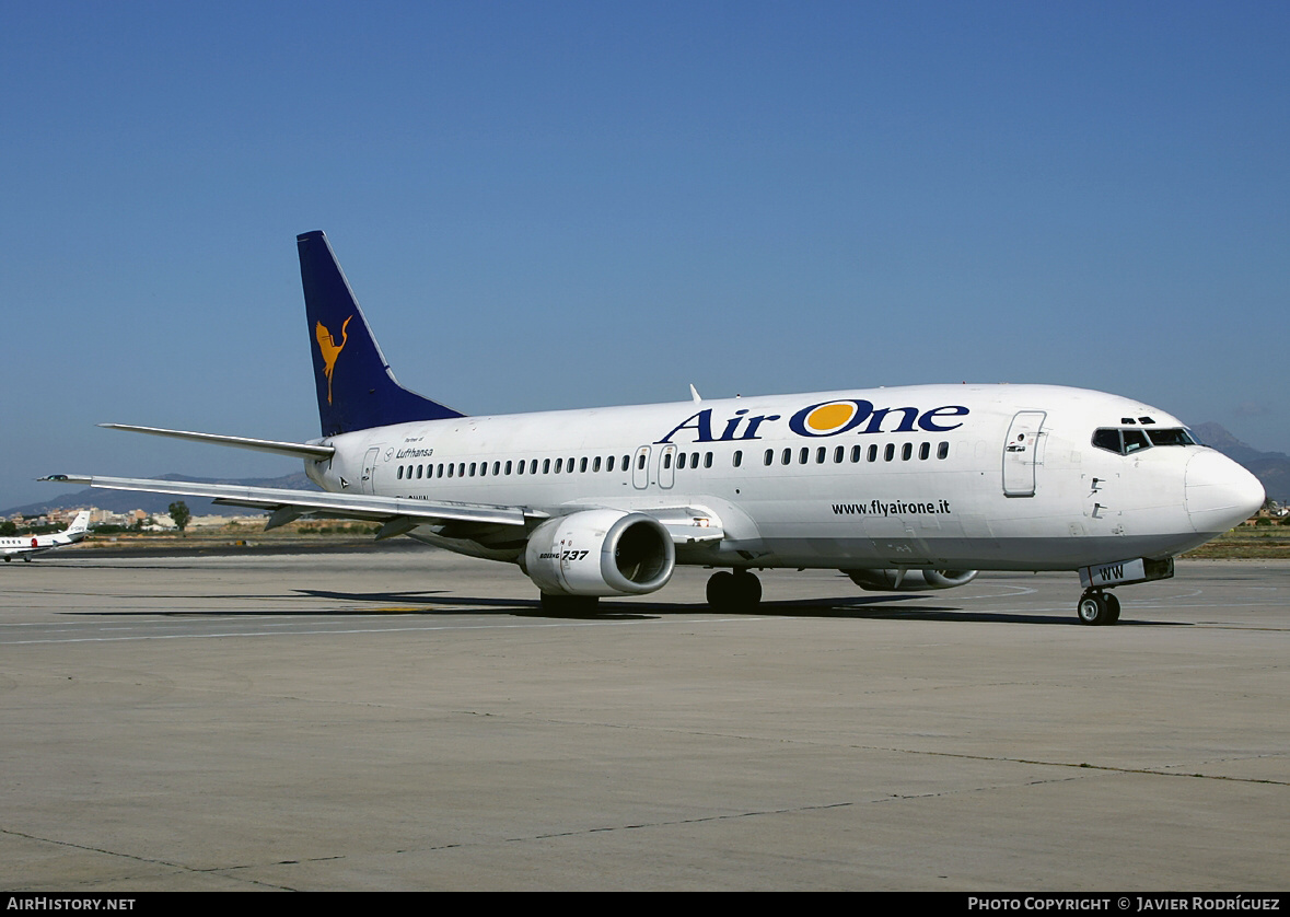 Aircraft Photo of EI-CWW | Boeing 737-4Y0 | Air One | AirHistory.net #644519