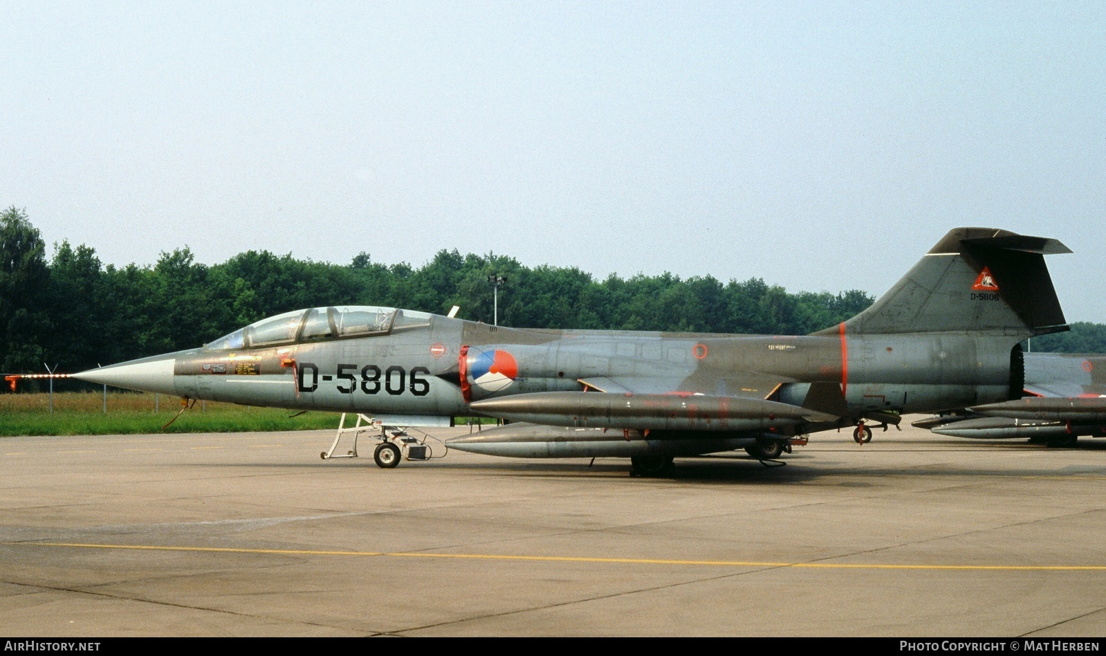 Aircraft Photo of D-5806 | Lockheed TF-104G Starfighter | Netherlands - Air Force | AirHistory.net #644545