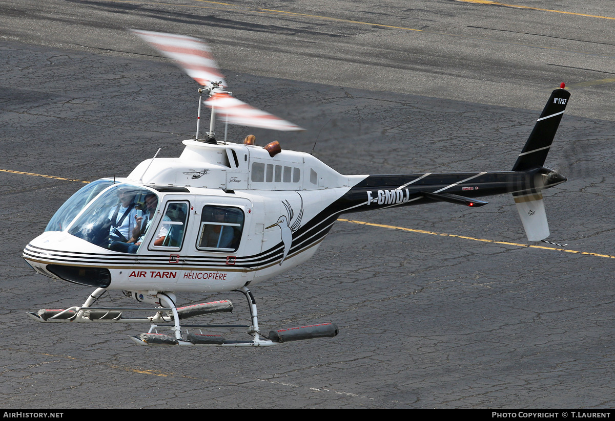 Aircraft Photo of F-GMOJ | Bell 206B JetRanger II | Air Tarn Hélicoptère | AirHistory.net #644560