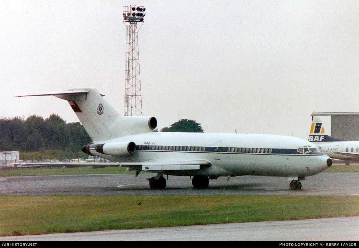 Aircraft Photo of A4O-CF | Boeing 727-30 | Oman - Police | AirHistory.net #644567