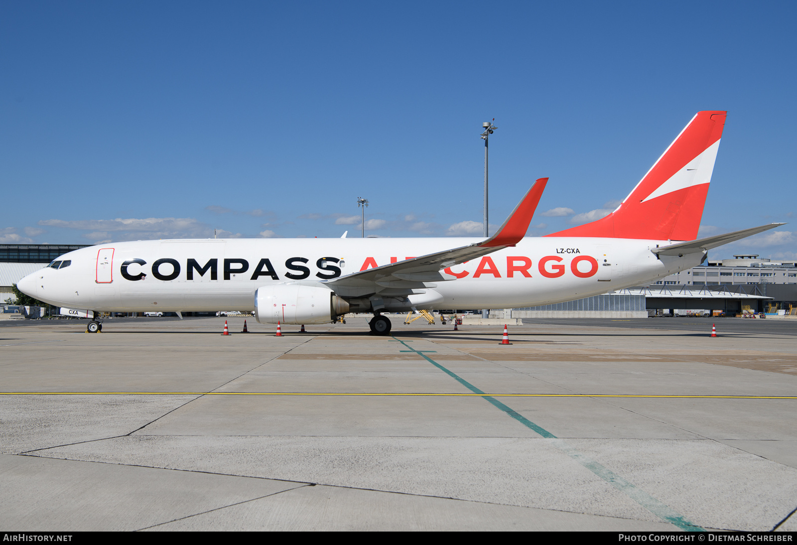 Aircraft Photo of LZ-CXA | Boeing 737-85F(SF) | Compass Air Cargo | AirHistory.net #644594