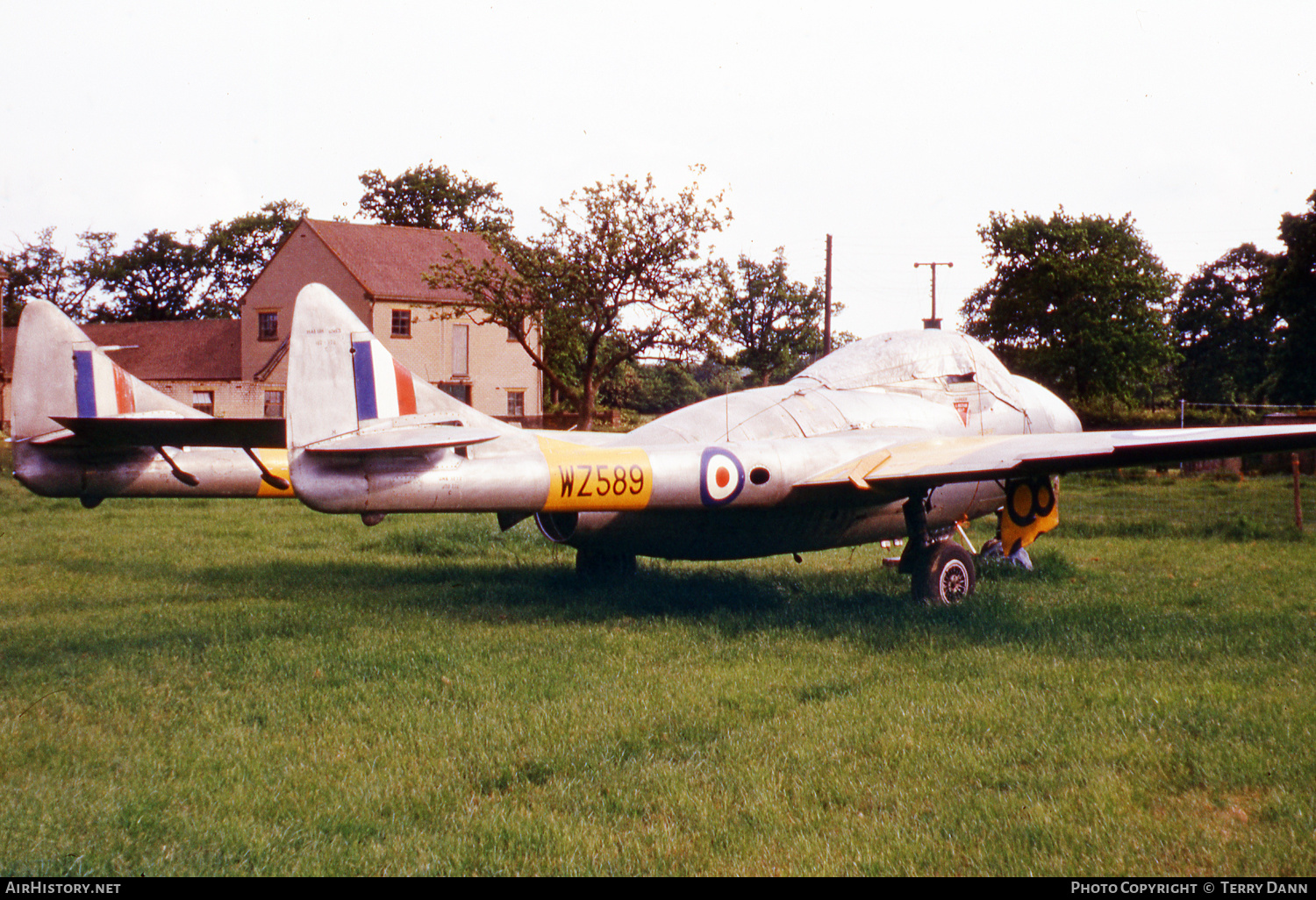 Aircraft Photo of WZ589 | De Havilland D.H. 115 Vampire T11 | UK - Air Force | AirHistory.net #644601