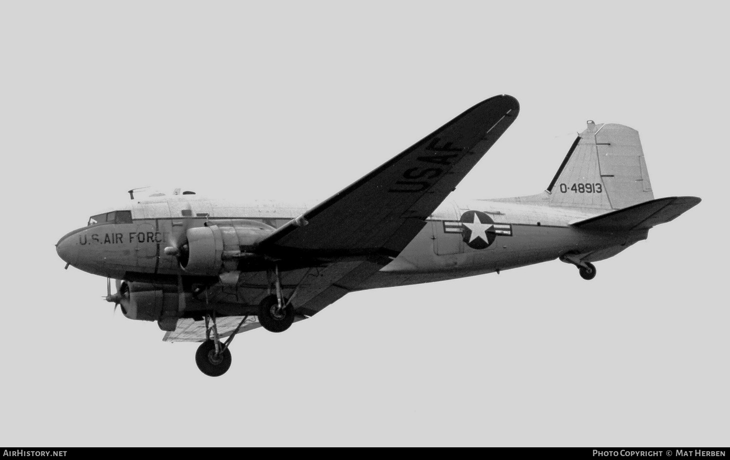 Aircraft Photo of 43-48913 / 0-48913 | Douglas VC-47D Skytrain | USA - Air Force | AirHistory.net #644607