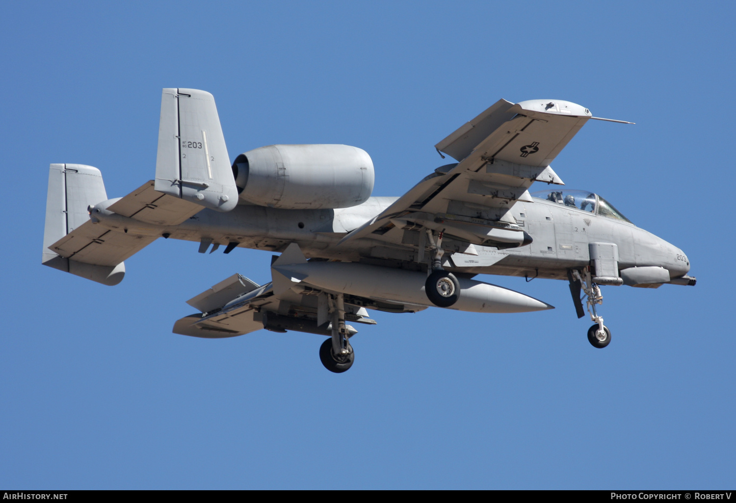 Aircraft Photo of 80-0203 / AF80-203 | Fairchild A-10A Thunderbolt II | USA - Air Force | AirHistory.net #644631