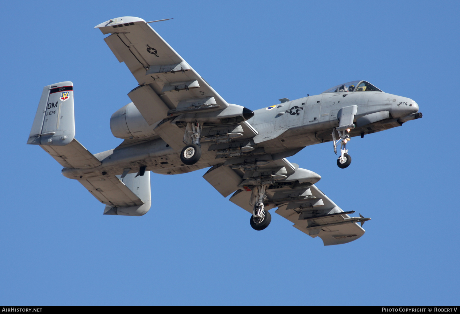 Aircraft Photo of 80-0274 | Fairchild A-10A Thunderbolt II | USA - Air Force | AirHistory.net #644636