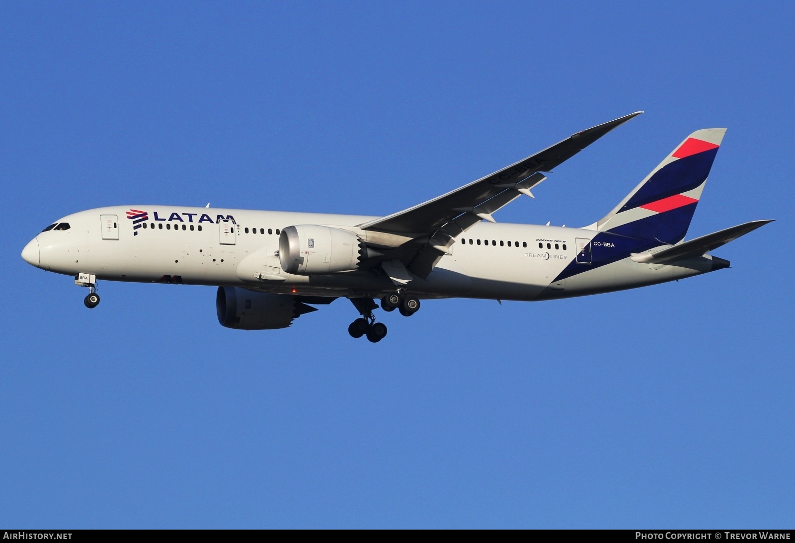Aircraft Photo of CC-BBA | Boeing 787-8 Dreamliner | LATAM Airlines | AirHistory.net #644662
