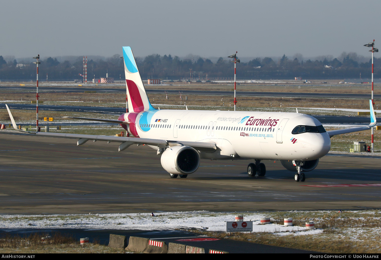 Aircraft Photo of D-AEED | Airbus A321-251NX | Eurowings | AirHistory.net #644667